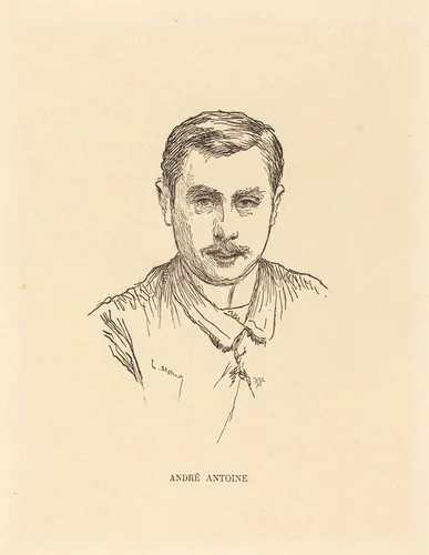 André Antoine by Lucien Métivet, print, 1890-1899