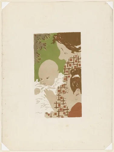 Family Scene (Scène de famille) from the portfolio The Original Print (L'Estampe originale), no. III by Pierre Bonnard, print, 1893