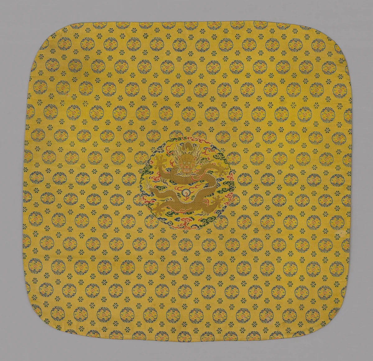 Cushion Cover by Manchu China, textile, 1700-1750