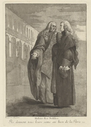 Habits des nobles (Dress of the Noblemen) by Giovanni David, print, 1775