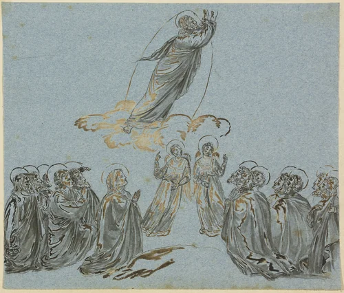 Ascension of Christ by Giotto, drawing, 1780-1820