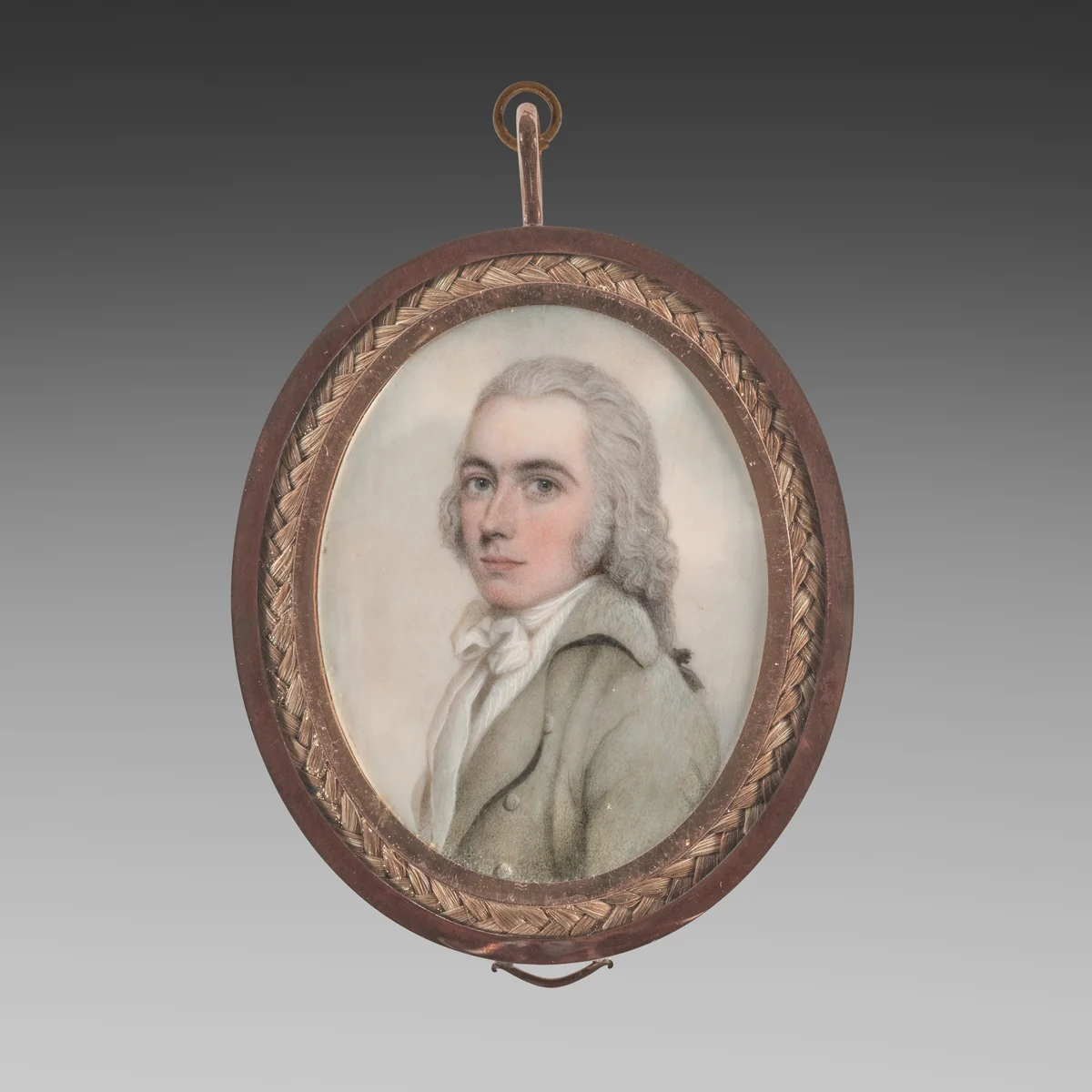 Portrait of a Man by Nathaniel Plimer, painting, 1790-1799
