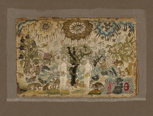 Picture (Depicting the Creation) by England, textile, 1601-1700