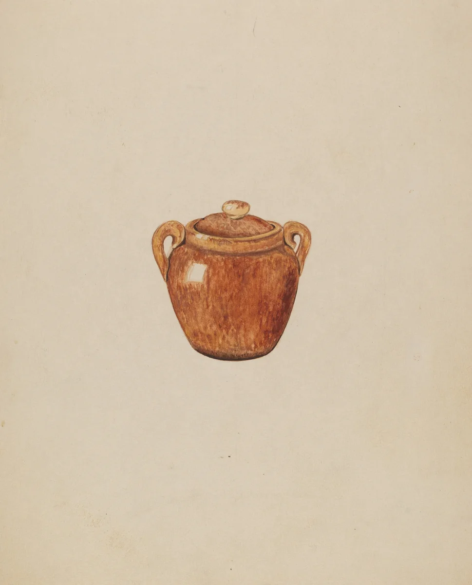 Bean Pot by Vincent Murphy, index of american design, 1936