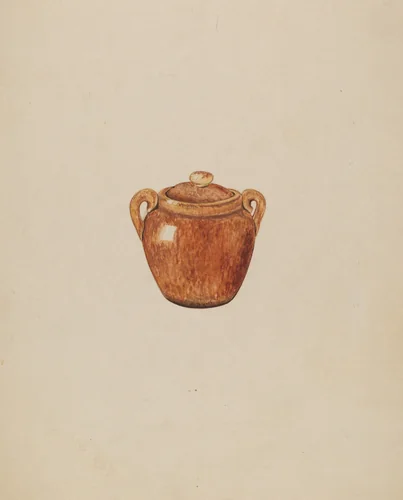 Bean Pot by Vincent Murphy, index of american design, 1936