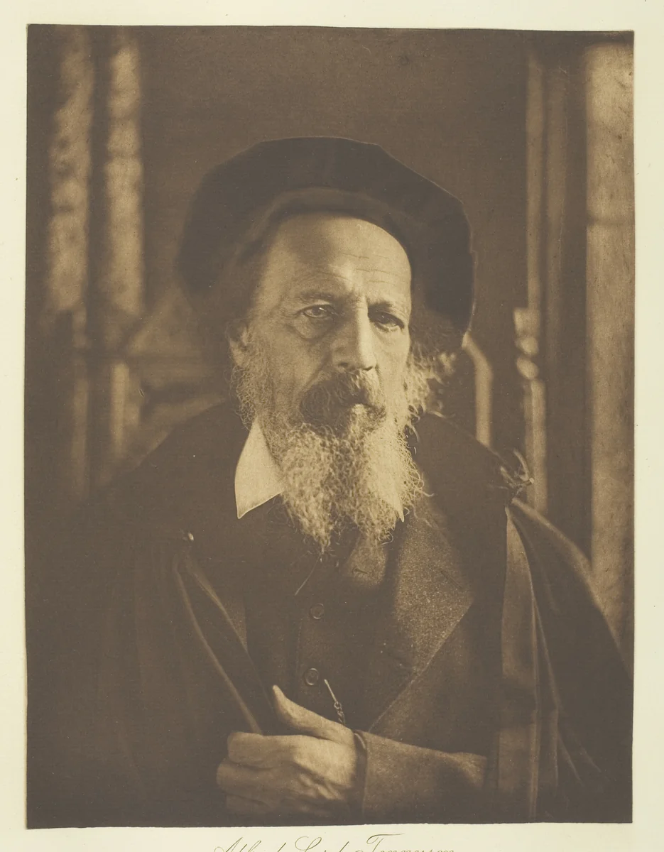 Alfred, Lord Tennyson by Henry Herschel Hay Cameron, print, 1888