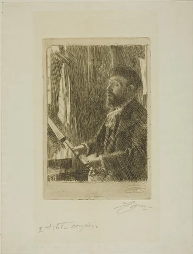 J.B. Faure by Anders Zorn, print, 1891