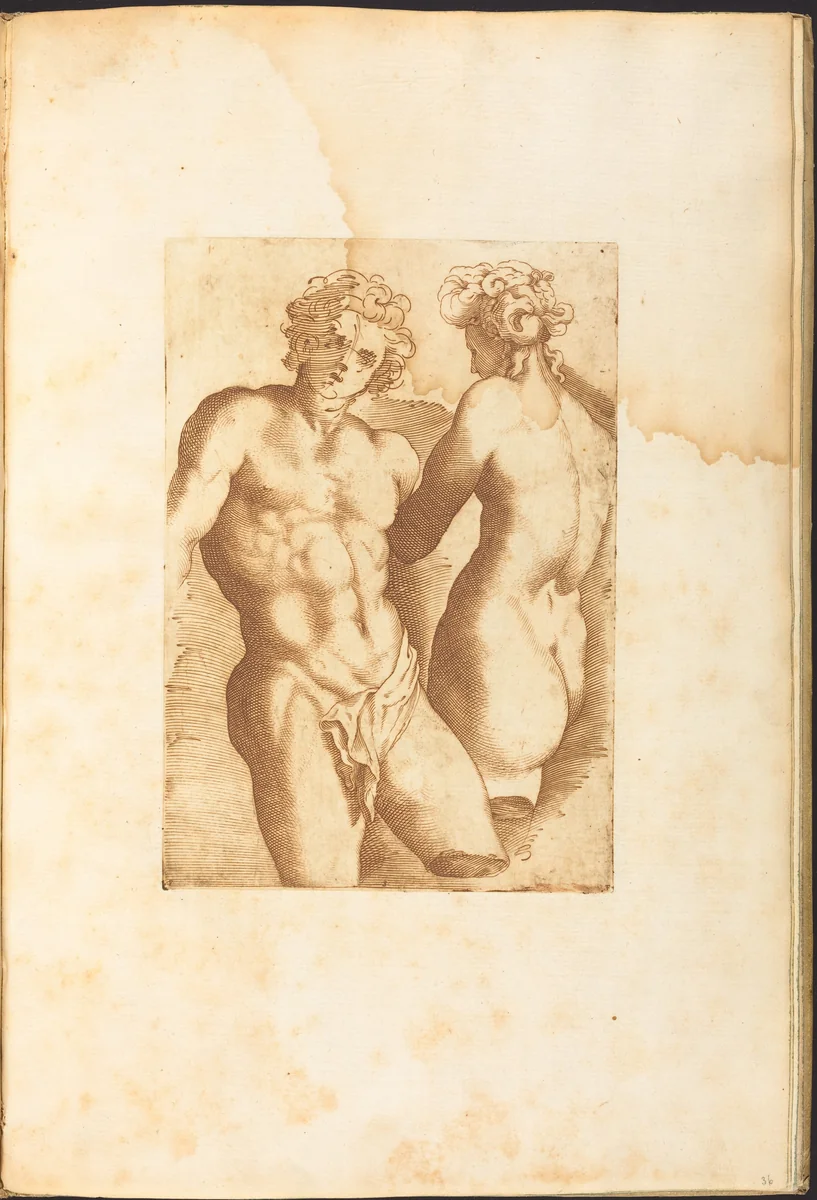 Print from Drawing Book by Luca Ciamberlano, print, 1610-1620