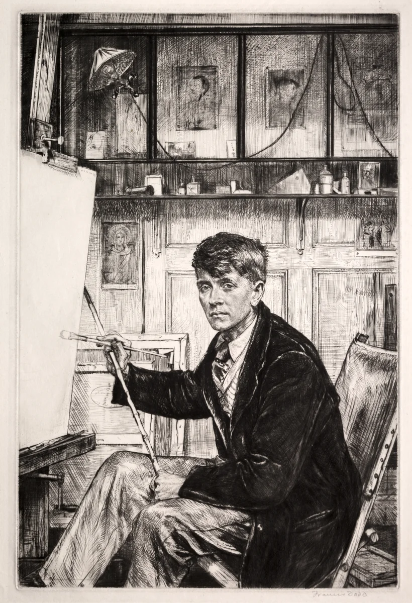 Charles Cundall by Francis Dodd, print, 1926