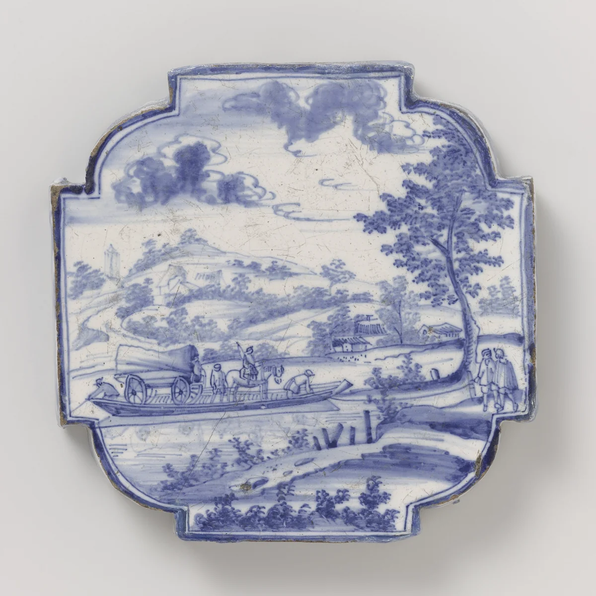 Onderzetter by anonymous, print, 1735-1745