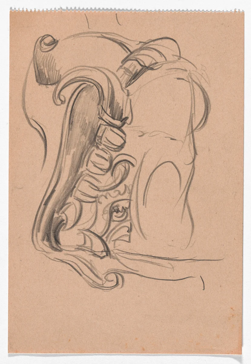 Preliminary costume design for "A Midsummer Night's Dream" at the Heidelberg Festival by Hans Poelzig, architecture, 1926