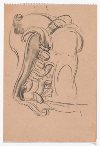 Preliminary costume design for "A Midsummer Night's Dream" at the Heidelberg Festival by Hans Poelzig, architecture, 1926