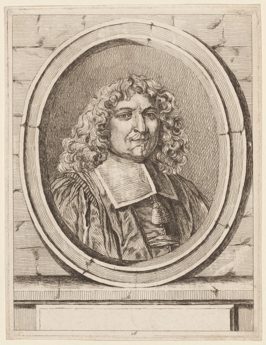 Louis Boucherat, Chancelier, Garde des Sceaux de France by Ange Laurent de Lalive de Jully, print, 1760-1769