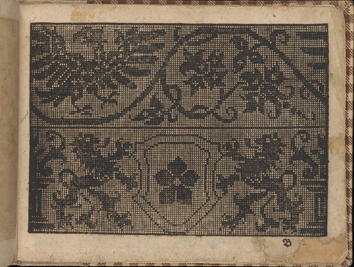 New Künstlichs Modelbuch (Page 8 recto) by Bernhard Jobin, book, 1600