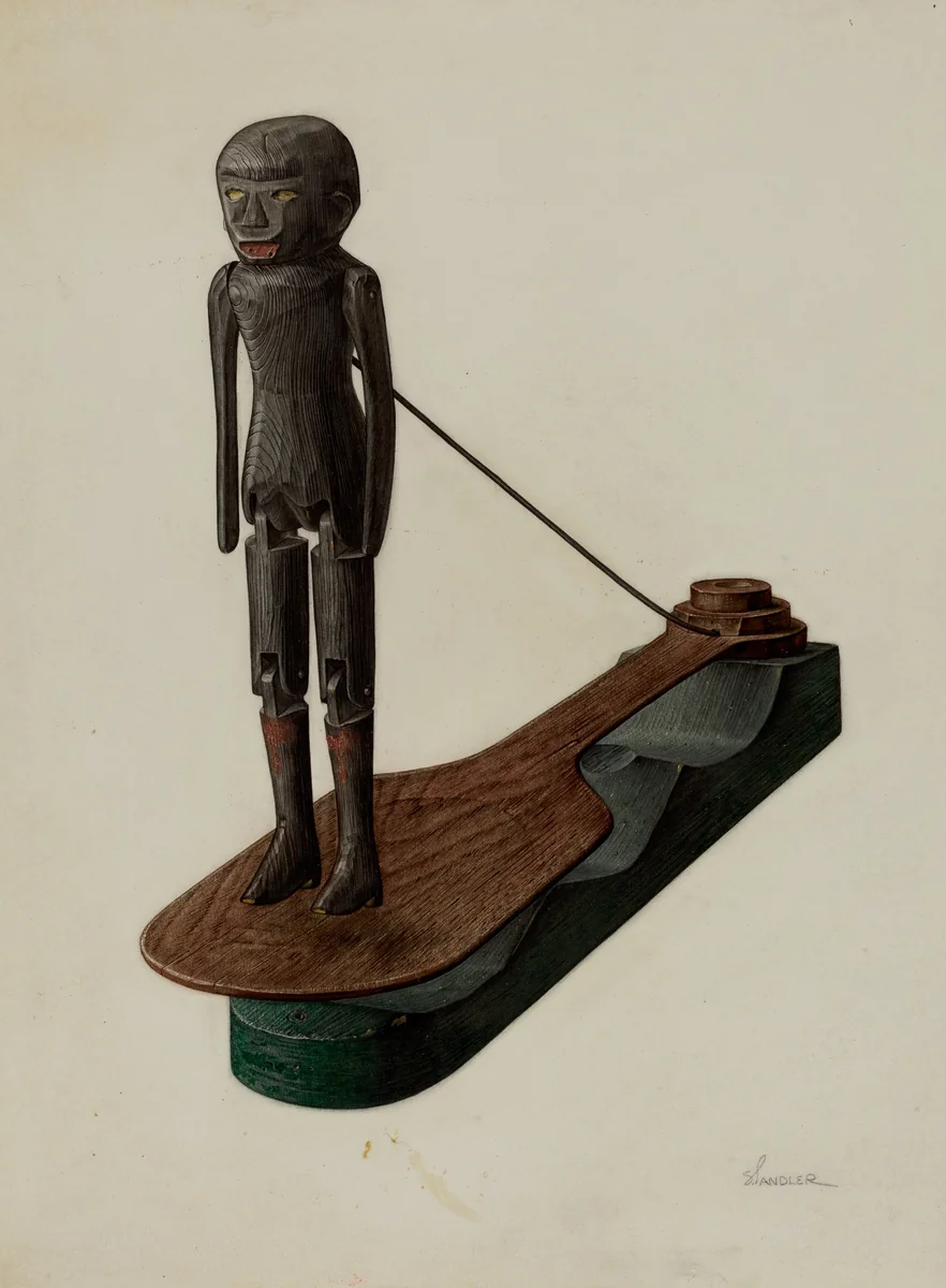 Dancing Doll by Selma Sandler, index of american design, 1940