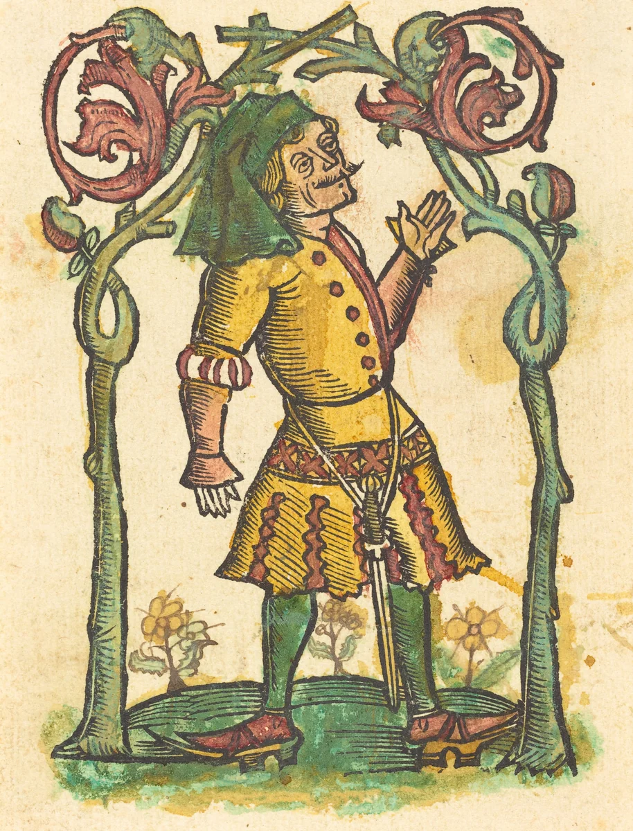 Morris Dancer by German 15th Century, print, 1500