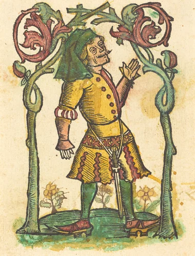 Morris Dancer by German 15th Century, print, 1500