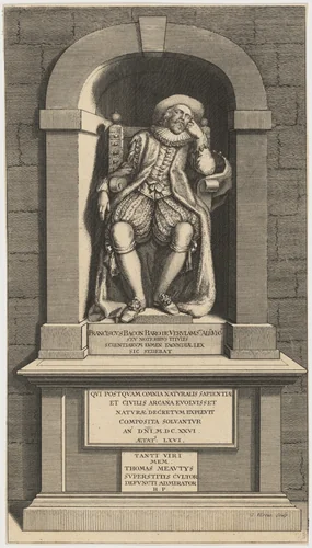 Francis Bacon by George Vertue, print, 1684-1756