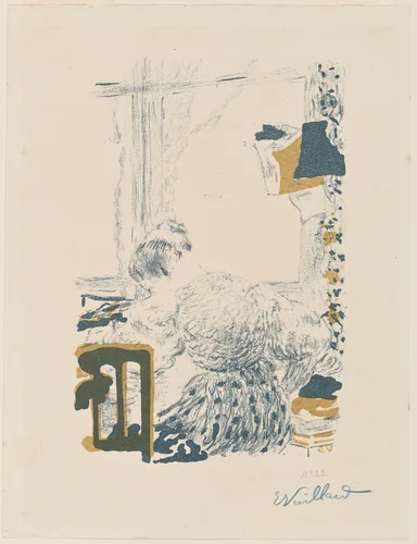 Dressmaker (La Couturière) by Edouard Vuillard, print, 1894