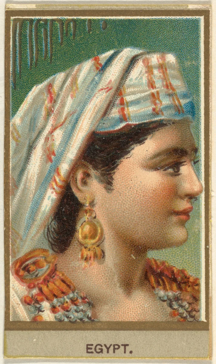 Egypt, from the Races of Mankind series (T181) issued by Abdul Cigarettes by Abdul Cigarettes, print, 1881
