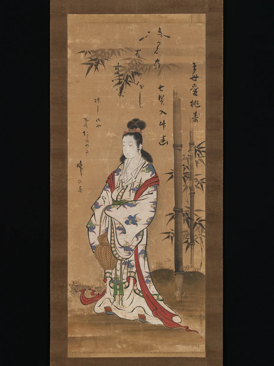 Gyoran Kannon by Miyagawa Chōshun (宮川長春), painting, 1615-1868