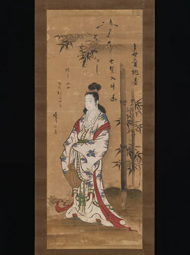 Gyoran Kannon by Miyagawa Chōshun (宮川長春), painting, 1615-1868