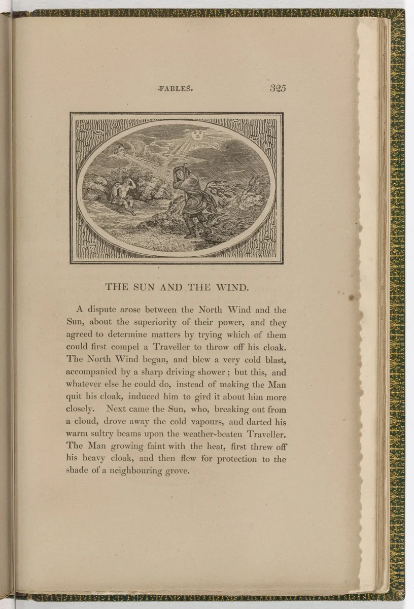 Headpiece (page 325) from The Fables of Aesop by Thomas Bewick, illustrated book, 1818