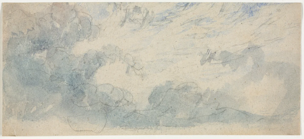 Cloud Study by anonymous, drawing, 1800-1899