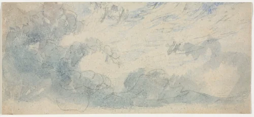 Cloud Study by anonymous, drawing, 1800-1899
