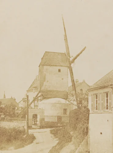 Moulin de la Galette (Montmartre) by Hippolyte Bayard, photograph, 1842