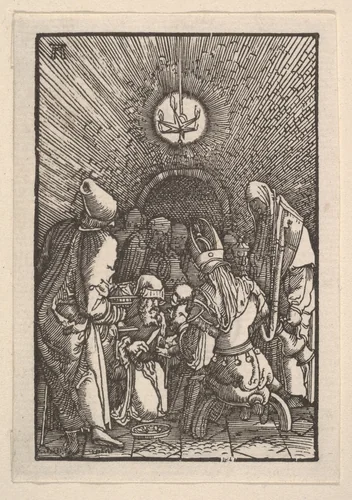 Circumcision, from "The Fall and Salvation of Mankind Through the Life and Passion of Christ" by Albrecht Altdorfer, print, 1500-1538