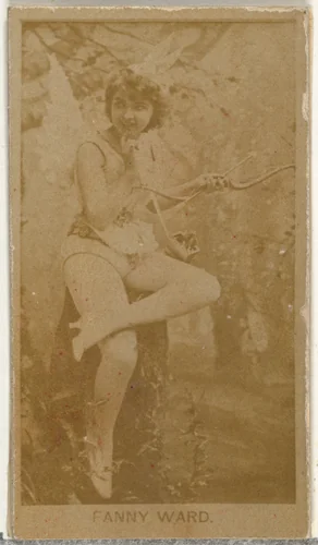 Fanny Ward, from the Actors and Actresses series (N145-8) issued by Duke Sons & Co. to promote Duke Cigarettes by W. Duke, Sons & Co., photograph, 1890-1895