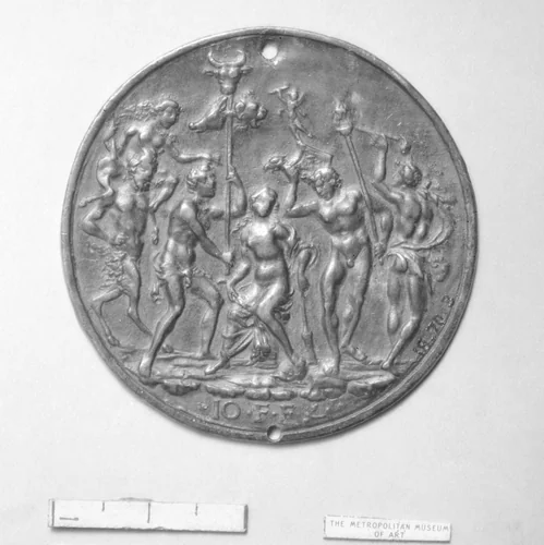 Ariadne on Naxos by Master IO. F.F., metalwork, 1400-1599