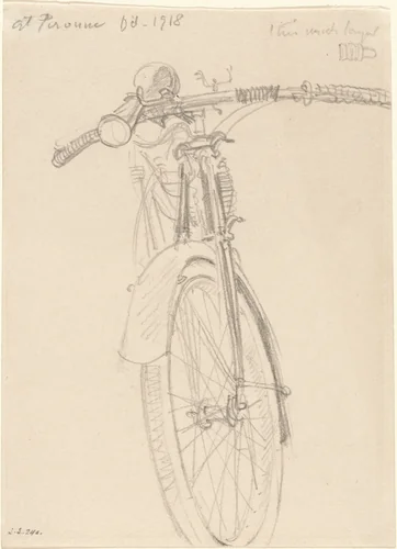 Motorcycle by John Singer Sargent, drawing, 1918