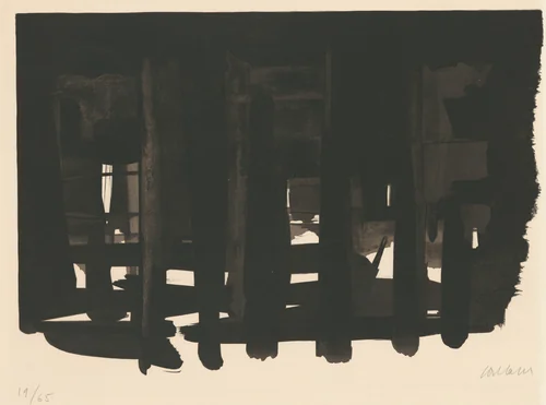 Lithographie No. 16 by Pierre Soulages, print, 1964