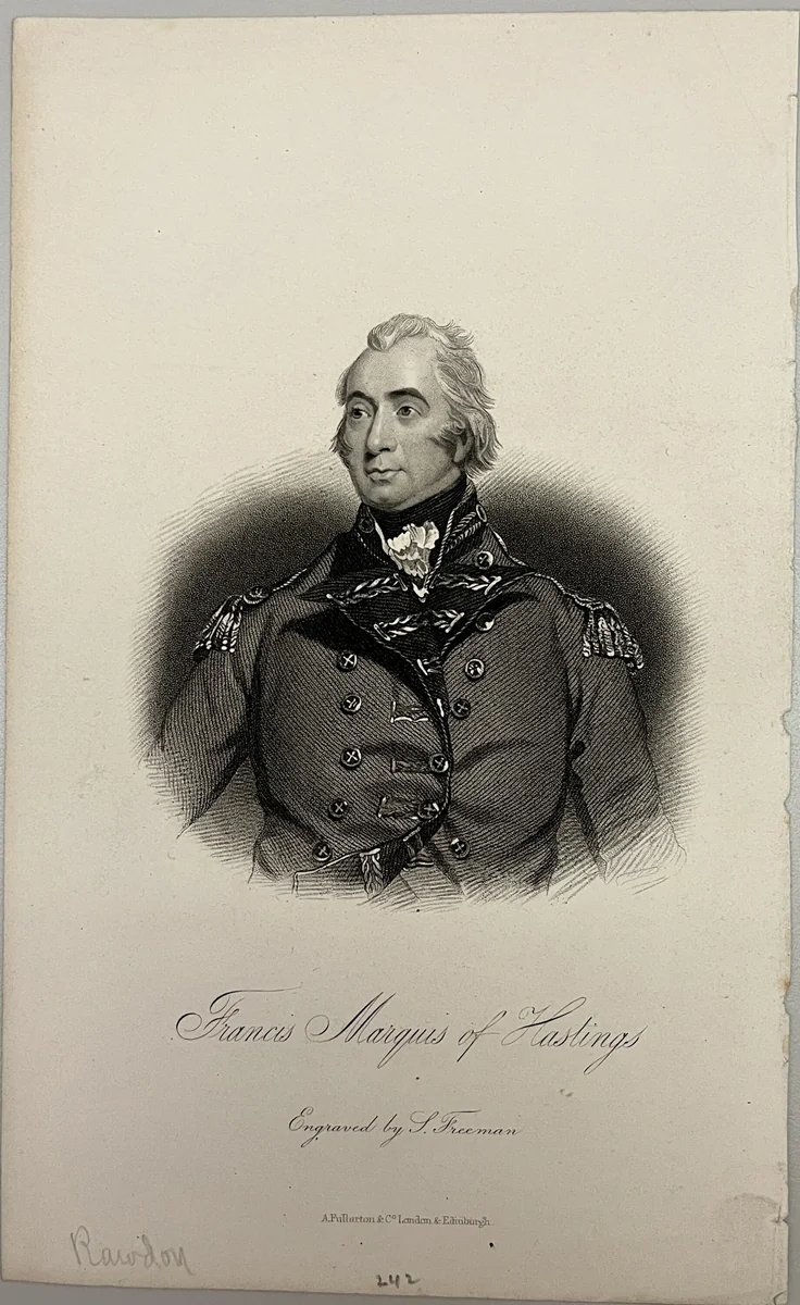Francis Marquis of Hastings by Samuel Freeman, other, 1793-1857