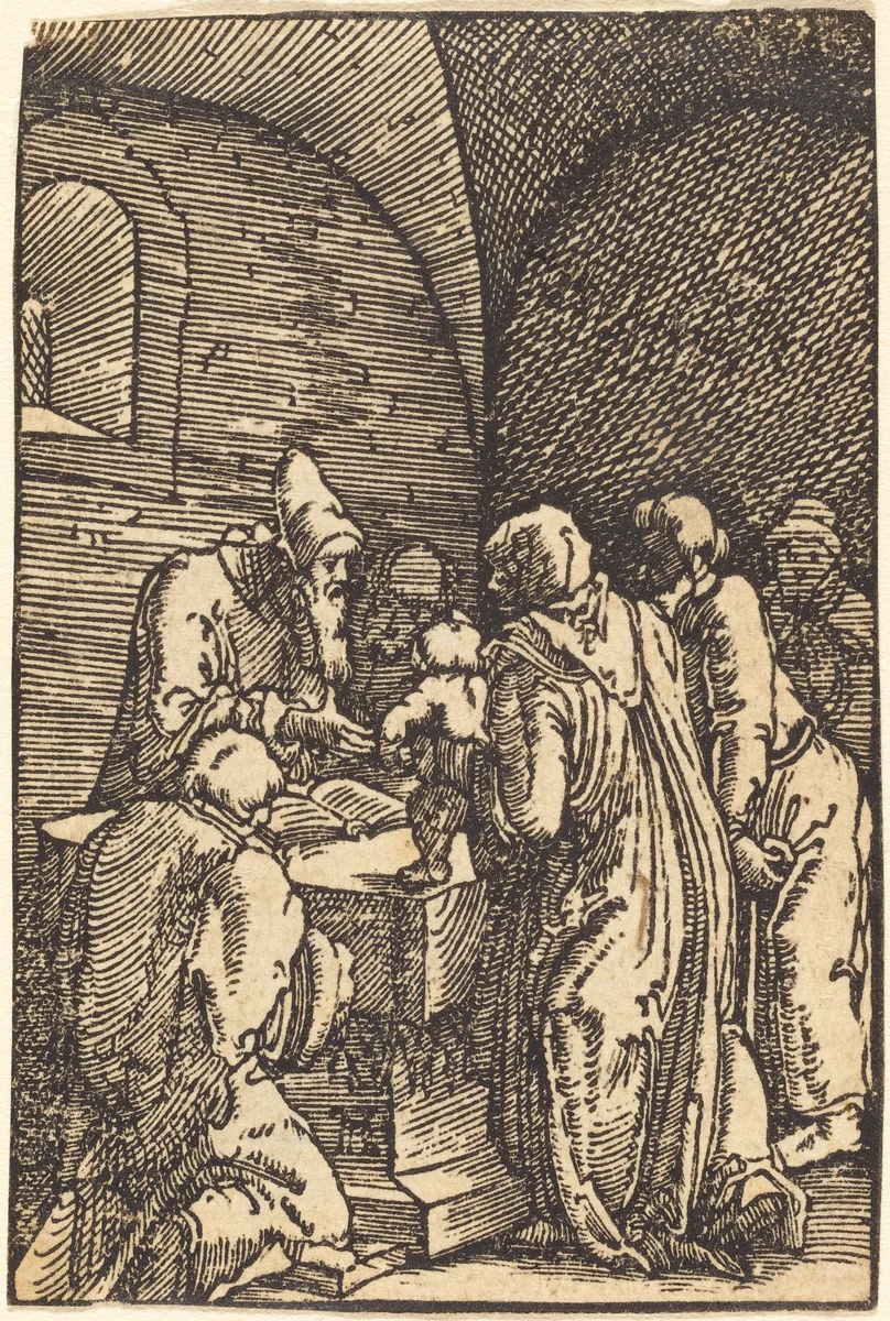 The Presentation of Christ in the Temple by Albrecht Altdorfer, print, 1513