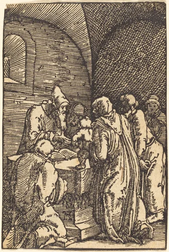 The Presentation of Christ in the Temple by Albrecht Altdorfer, print, 1513