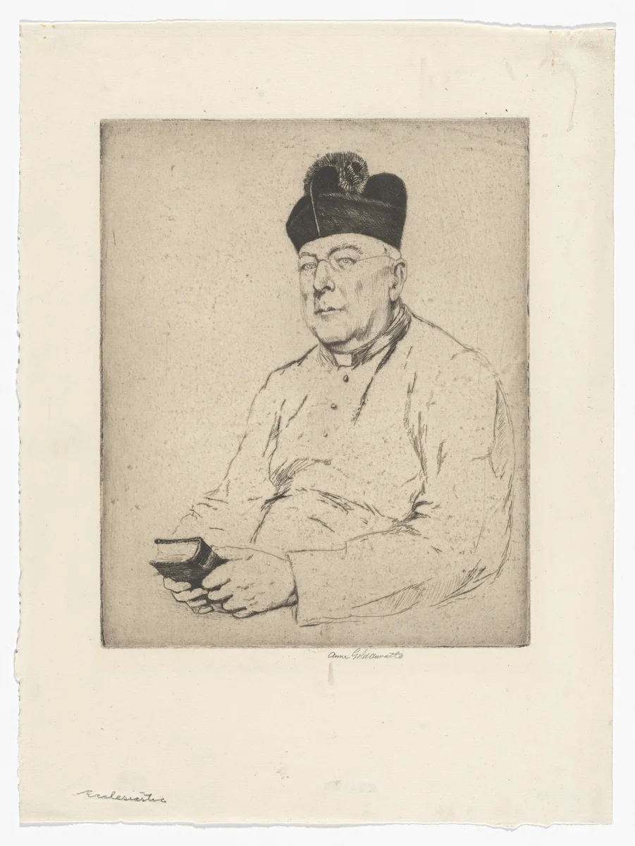 Dr. Joseph Berry by Anne Goldthwaite, print, 1918