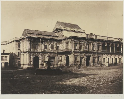 Townhall, Seville by Vicomte Joseph Vigier, photograph, 1853