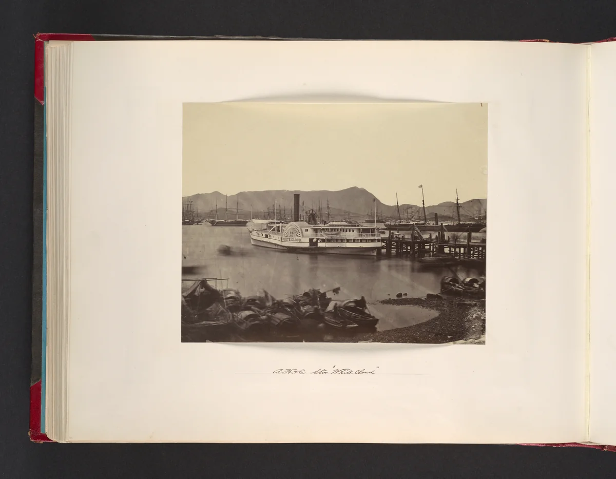 Augustine Heard & Co. Steamer "White Cloud" by John Thomson, photograph, 1865