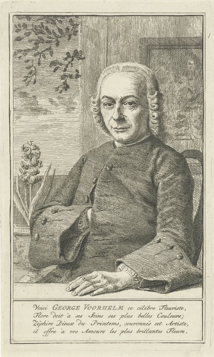 Portret van George Voorhelm by Cornelis van Noorde, print, 1741-1795
