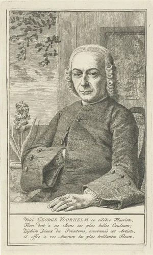 Portret van George Voorhelm by Cornelis van Noorde, print, 1741-1795