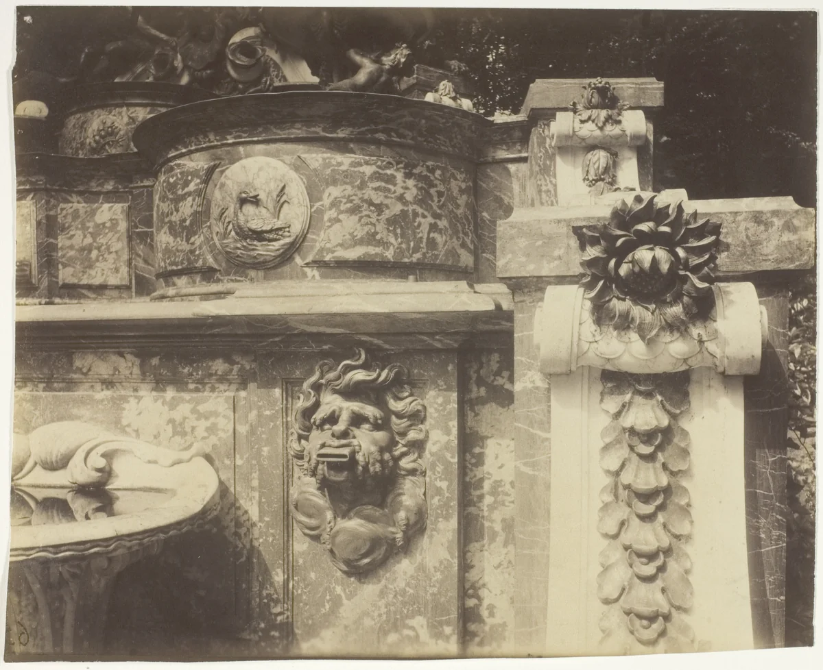 Versailles, Grand Trianon (Le Buffet) by Jean-Eugène-Auguste Atget, photograph, 1905