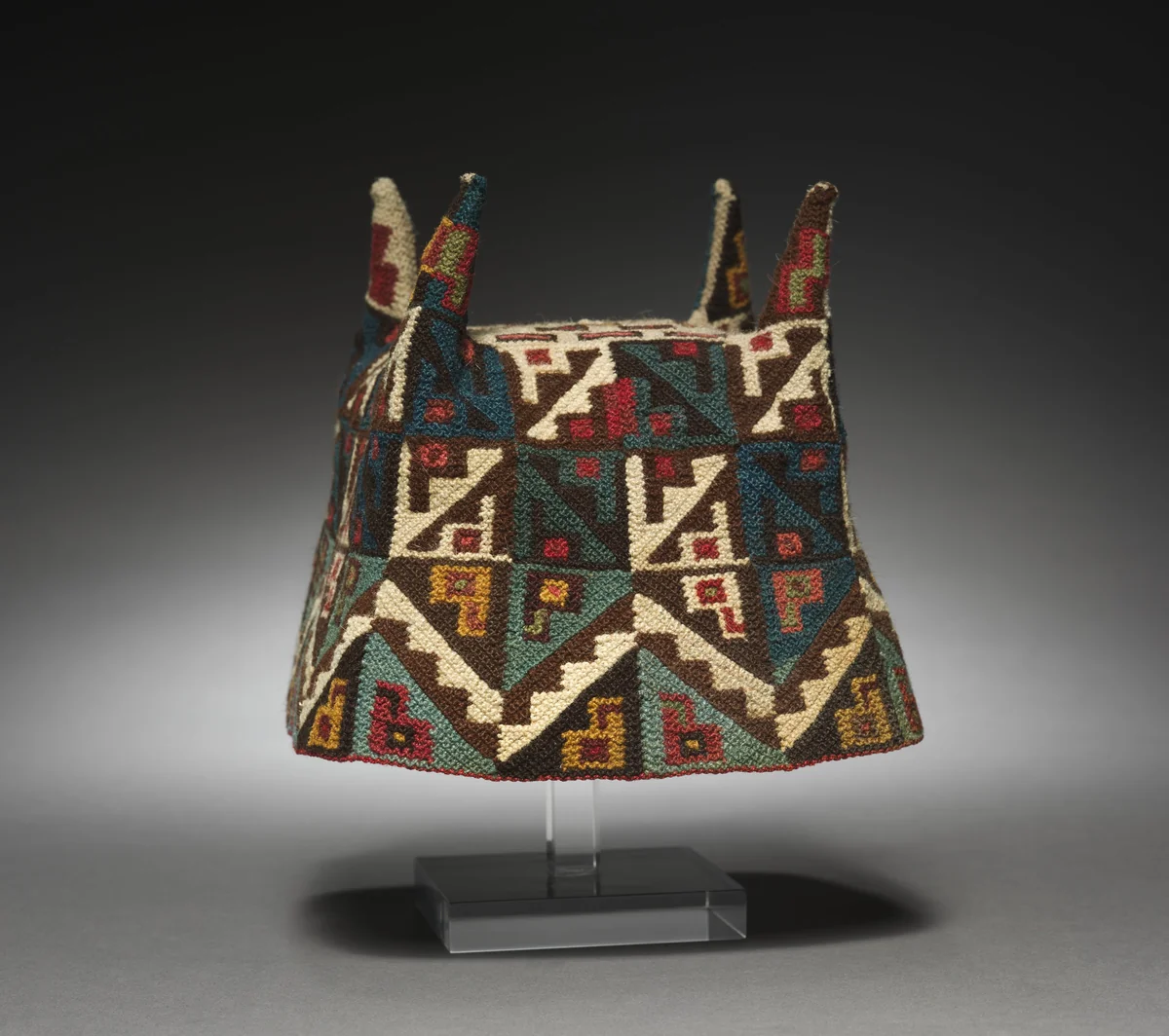Four-Cornered Hat by Unknown, textile, 400-1000