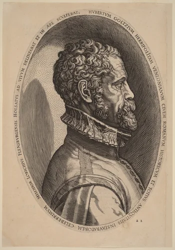 Hubert Goltzius by Melchior Lorch, print, 1574