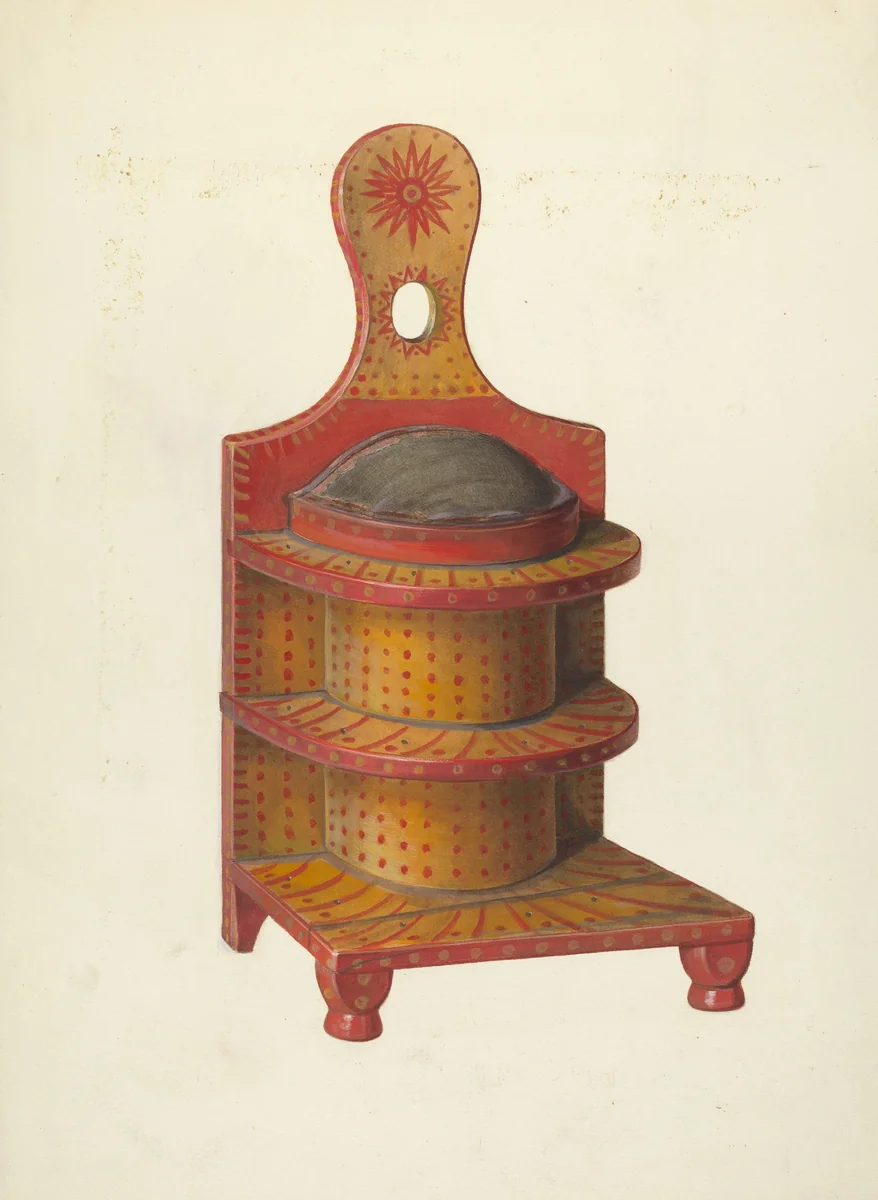 Zoar Thread Holder by Fritz Boehmer, index of american design, 1938