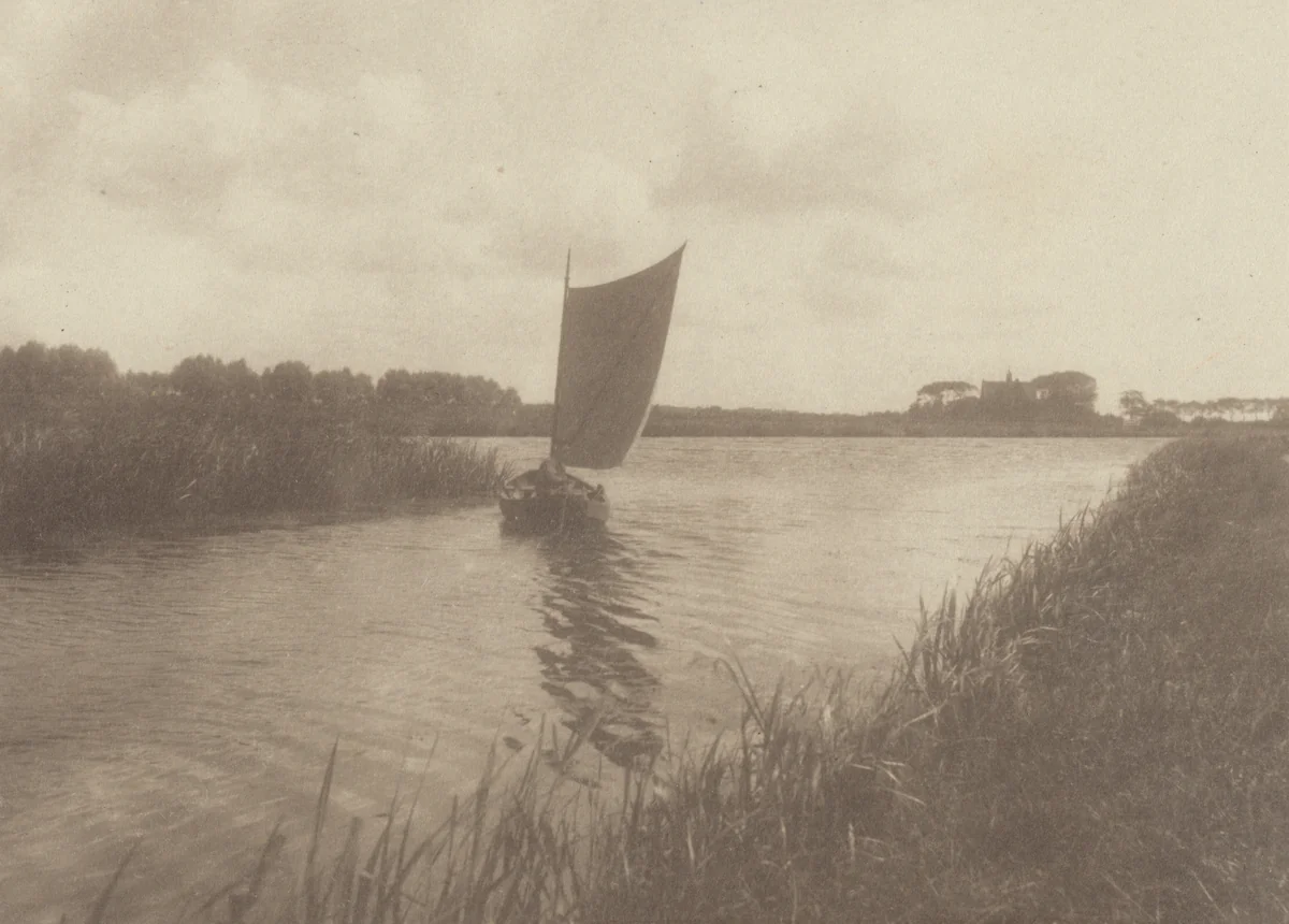 A Dutch Waterway by Alfred Stieglitz, photograph, 1894