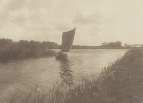 A Dutch Waterway by Alfred Stieglitz, photograph, 1894