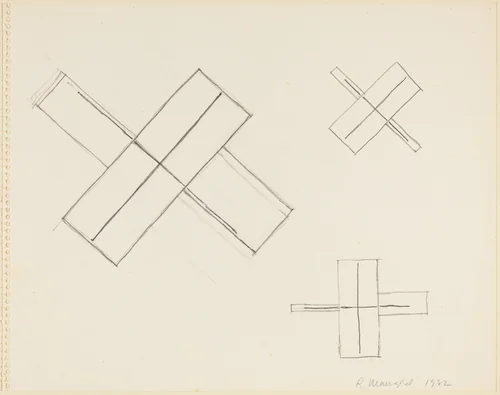 Untitled by Robert Mangold, drawing, 1982